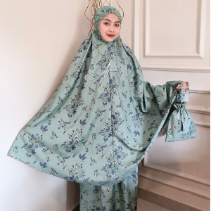 AL PUTRI | Mukena Dewasa Katun Foil Premium Motif Terbaru 2in1