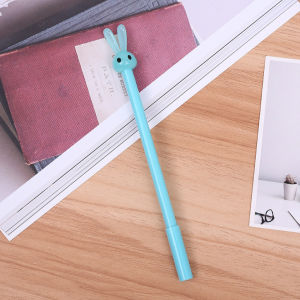 Gratis Ongkir - Pena Bentuk Karakter Kepala Kelinci / Bolpen Karakter Bunny Lucu Unik / Pulpen Gel