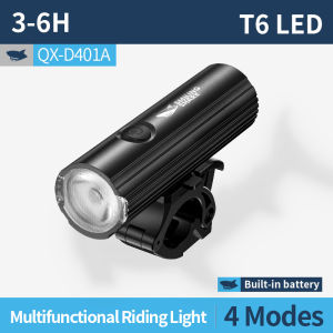 SMILING SAHRK Super Bright Bike Light Rechargeable Bicycle Light 4Mode With Tail Light Type-c Outdoor Cycling Light Waterproof Night  Cycling Lighting QXD401