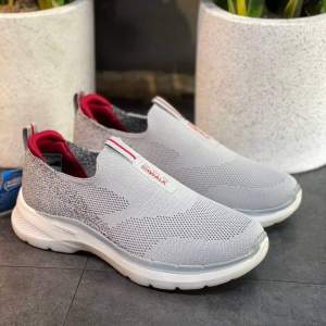 Giày chạy bộ Ske.chers Gowalk 6 Cho Nam màu ghi xám