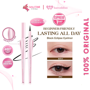 FEMME || BNB Barenbliss Black Eclipse Eyeliner 48H Tahan Lama Waterproof & Smudge-Proof Matte Black Finish Precision & Bold