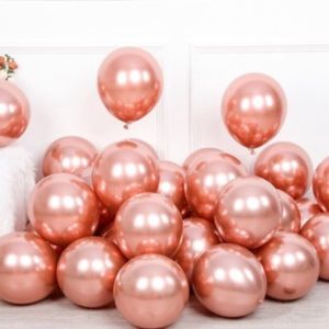 Balon Latex Chrome Double Metalik isi 10 20 30 pcs Balon Bulat ukuran 12 inch / Balon Latex Bulat isi eceran / Dekorasi ulangtahun