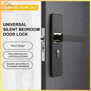 Mechanical Door Lock Split Handle Door Handle Lock with Keys Security Entrance Door Knobs Lock for Bedroom Bathroom