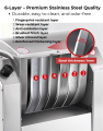 Commercial & Household Dough Mixer Machine - 2kg, 5kg, 10kg Capacity Powerful S-Type Auger. 