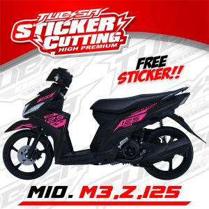 Stiker Cutting Mio M3 - Stiker Striping Cutting  Mio M3 / MIO 125 / Striping Mio Z Bahan Premium - Cutting yamaha mio m3.125.Z
