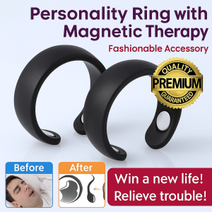 Magnetic Healthcare Ring Open Ring Mens Ring Rose Gold Plated Silver Gold Personalized