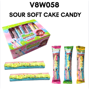 30pcs Sour Soft Cake Candy Marshmallow HAPPY BOX