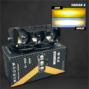 PAKET Lampu Tembak Sorot LED Laser Gun SQL 3 Mata Mobil Motor SQL 3 LED Lasergun Lampu Tembak Sorot LED Laser Gun MOSCOW SQL3 Mobil Motor SQL 3 18W Putih Kuning Laser gun SQL 3 + SAKLAR ON OFF LAMPU JAUH DEKAT LED HIGH LOW WATERPROOF ANTI AIR SAKELAR pnp