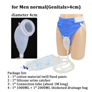 【24h Ship COD】Silicone urine receiver urine collection bag Geriatric bed bed leak preventer incontinence adult urinary catheter urine bag for women Bed care supplies for paralyzed patients