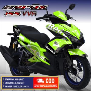 Decal Aerox 155 VVA Lama Striping AEROX 155 Lama Stiker Aerox 155 Old Toro