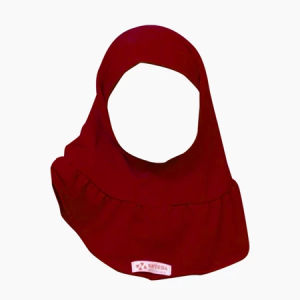 NAFEESA - Jilbab Anak Perempuan Dagu Malay Maroon