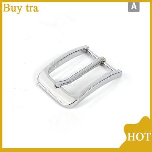 [Buytra] หัวเข็มขัดสังกะสีแบบลำลองสำหรับผู้ชายหัวเข็มขัดแบบหมุดครึ่ง1ชิ้น35มม. 1ชิ้น