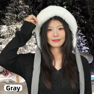 THANKSKY Mềm mại Mũ bảo vệ tai Chống gió Phong cách Hàn Quốc Mũ len nhung Mũ trượt tuyết Thoáng khí Mũ tai nhồi bông Mùa thu và mùa đông