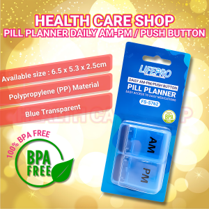 Lifepro / Grace Care Detachable 7 Days AM/PM / Detachable 7 Days / One Week / AM/PM / 7 Days Pill Box