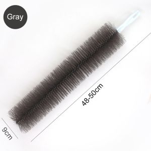 Cobweb Duster Bendable Fan Duster Plastic Dust Cleaner Reusable Head Ceiling Brush Microfiber Dirt Remover for Fan Air Conditioning Home Vents Shutters