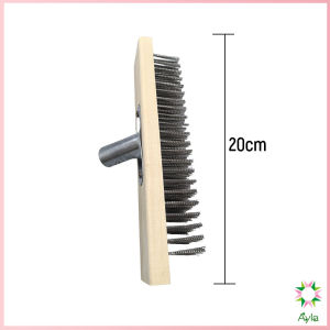 Ayla แปรงลวดสเตนเลส แปรงลวดขัดพื้น สําหรับทําความสะอาดพื้น ทนทาน Stainless steel brush head