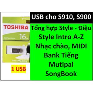 USB mini Sample đàn organ yamaha PSR-S900 và S910 Style nhạc chào songbook midi + Full dữ liệu làm show