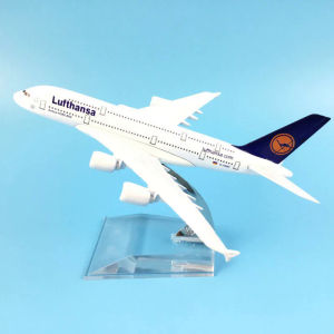 JASON TUTU 16เซนติเมตร Lufthansa แอร์บัส A340เครื่องบินรุ่นเครื่องบินรุ่นแอร์บัสเครื่องบินรุ่น1:400 D Iecast โลหะเครื่องบินเครื่องบินของเล่น