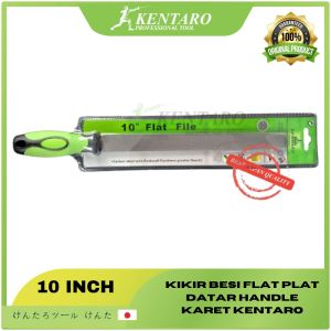 KIKIR BESI FLAT PLAT DATAR HANDLE KARET 6 8 10 12 inch KENTARO JAPAN QUALITY