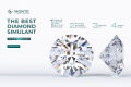 (Size 5.4 ly) Kim cương nhân tạo cao cấp Monte Moissanite nhập khẩu châu Âu. 