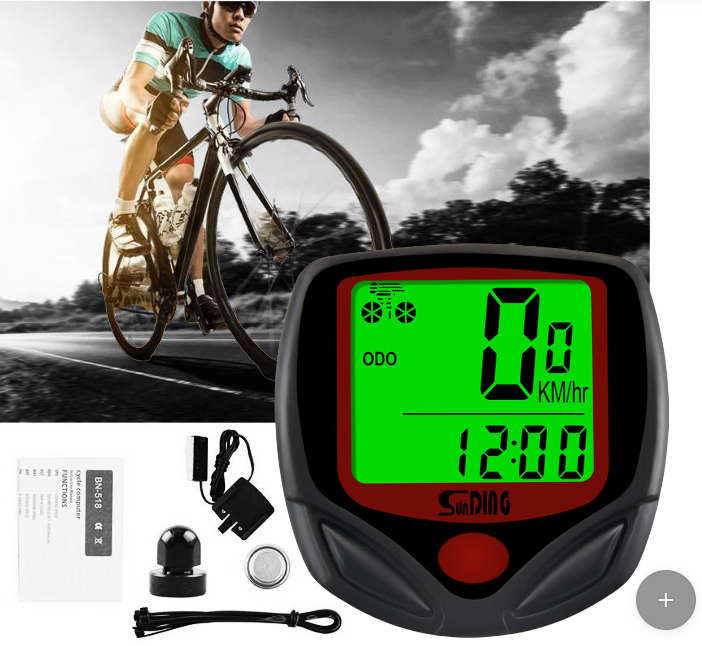High Quality Bike Computer with LCD Digital Display 15 Functions