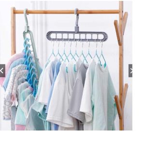 Móc Treo Quần Áo 9 Lỗ Thông Minh Đa Năng Tiện Dụng