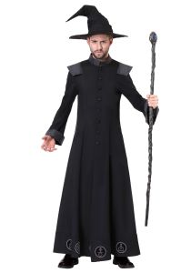 European and American Halloween cos Costume Wizard Parent-Child Set Great Magician Costume for Masquerade and Role-Playing