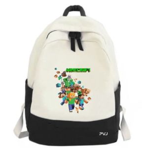 Tas Mine-Craft Ransel Anak Laki Laki SD Karakter Mine-Craft Lego Figure Backpack Sekolah