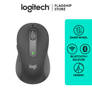 Logitech Signature M650 L Mouse Wireless Bluetooth Silent Full Size