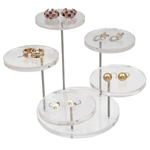 wangyueh 3 5 12 khay cupcake đứng Acrylic hiển thị đứng cho đồ trang sức cupcake món tráng miệng giá đám cưới sinh nhật đảng thích hợp cho các mặt hàng nhỏ