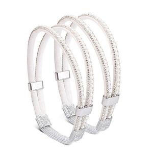 2 cái có thể điều chỉnh dây giày đàn hồi cho Giày cao gót phụ nữ với thạch tôn tạo giày rộng Quai dép vành đai Giày