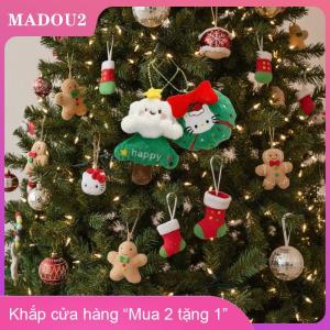 [COD] MADOU2 Dễ thương phim hoạt hình Cây giáng sinh Santa Claus sang trọng Keychain Kawaii giáng sinh nhồi bông búp bê đồ chơi Ba lô mặt dây chuyền Trang trí phụ kiện