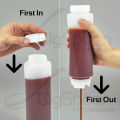 BIGSPOON FIFO Squeeze Bottle / Plastic Refillable Sauce Squirt Bottle / Botol Sos Subway Plastik / For Food Burger / 16oz/20oz/24oz. 