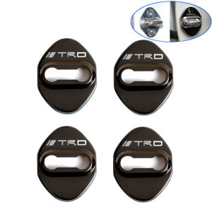 TRD Car Door lock metal cover For Toyota VIOS Camry altis innova revo HILUX corolla cross hiace Metal stainless steel anti-rust Car Accessories