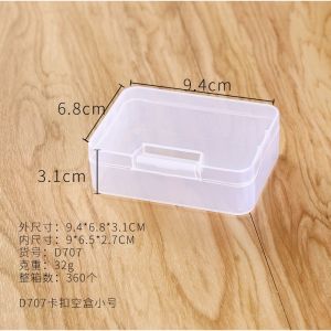 Transparent PP plastic storage box jewelry beaded objects organizer box