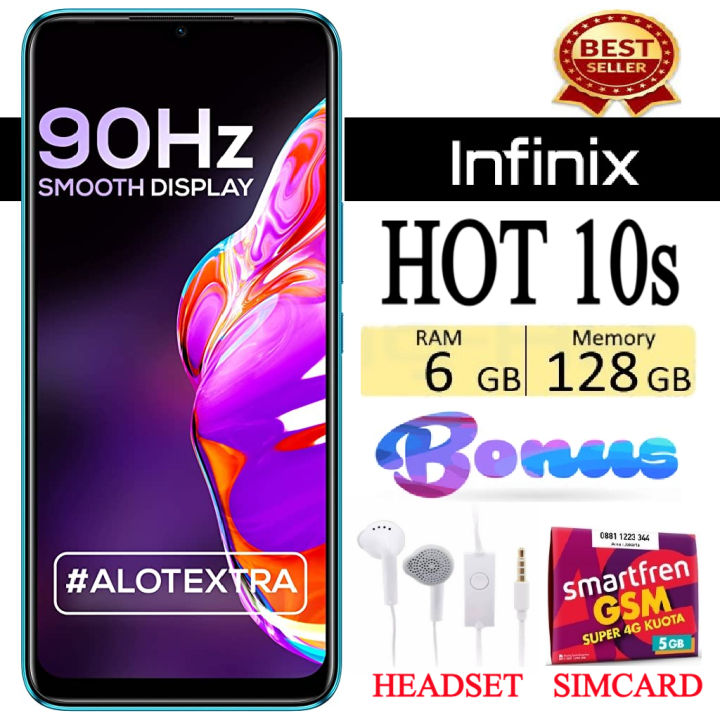SALE!!! Infinix Hot 10s RAM GB ROM 128 GB FULLSET Bergaransi