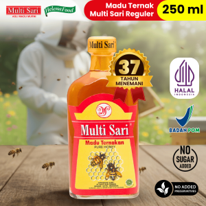 Madu Multisari Reguler 250 ml Murni Asli Alami