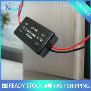 NG Motor✨ COD ✨ Car ไฟเบรค LED ติดรถยนต์1ชิ้น12-24V อุปกรณ์เสริมแบบทำมือโมดูลควบคุมแฟลช LF-200