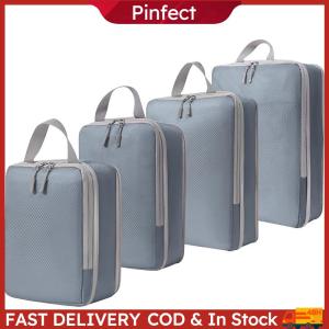 4 Set Lightweight Travel Luggage Organizer Expandable Travel Packing Organizer for Organizing Clothes