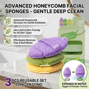 Skin Seek Gentle Face Wash Puff Powder Puff Cleansing Cleansing Sponge