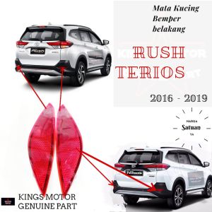 Mata Kucing Reflektor Bemper Belakang New Rush Dan New Terios 2018 2020 Original