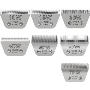 5FW Detachable animal wide Dog pet Horse Replacement blade For most Andis Oster A5 Wahl km10 clippers