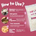 RMPH Pure Soy Wax Candle Making 2KG Buy 1 Take 1 | Premium Machine-Packed American Soy Raw Material. 