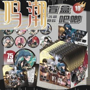 10Pcs/Lot Wuthering Waves Button Pin Anime Yangyang Baizhi Jiyan Danjin sanhua taoqi Jianxin Verina Encore ChangLi KaKaLuo Character Brooch Badge for Backpack Accessories Decor