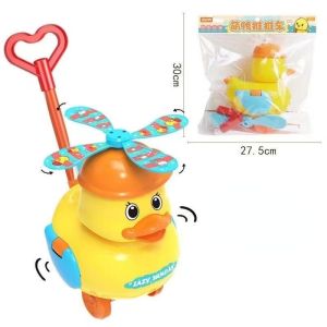 Girl Toys For Boys Childrens Toddler Hand Push Plane Music Baby Learning To Walk Bell