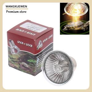[COD] หลอดไฟสำหรับสัตว์เลื้อยคลาน 3.0 UVA + UVB 25 50 75W หลอดไฟ UV ให้ความร้อนกับเต่า