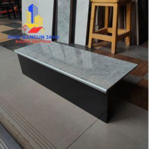 granit pijakan lantai tangga motif kayu double bevel 30x80 30x90 30x100 30x120 custom ukuran bodres