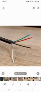 Kabel 4 Jalur Kabel Kontrol isi 4 Plus Ground Kabel Serabut Awg 24