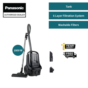 Panasonic MC-CL603 1800w Cyclone Bagless Canister Vacuum Cleaner With Hepa Filter MC-CL603GV47