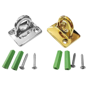 2 Pieces Metal Loop Wall Plate Hooks for Movie Theaters and Hotels VIP Rope Management Hook Practical Zinc Alloy Hangers